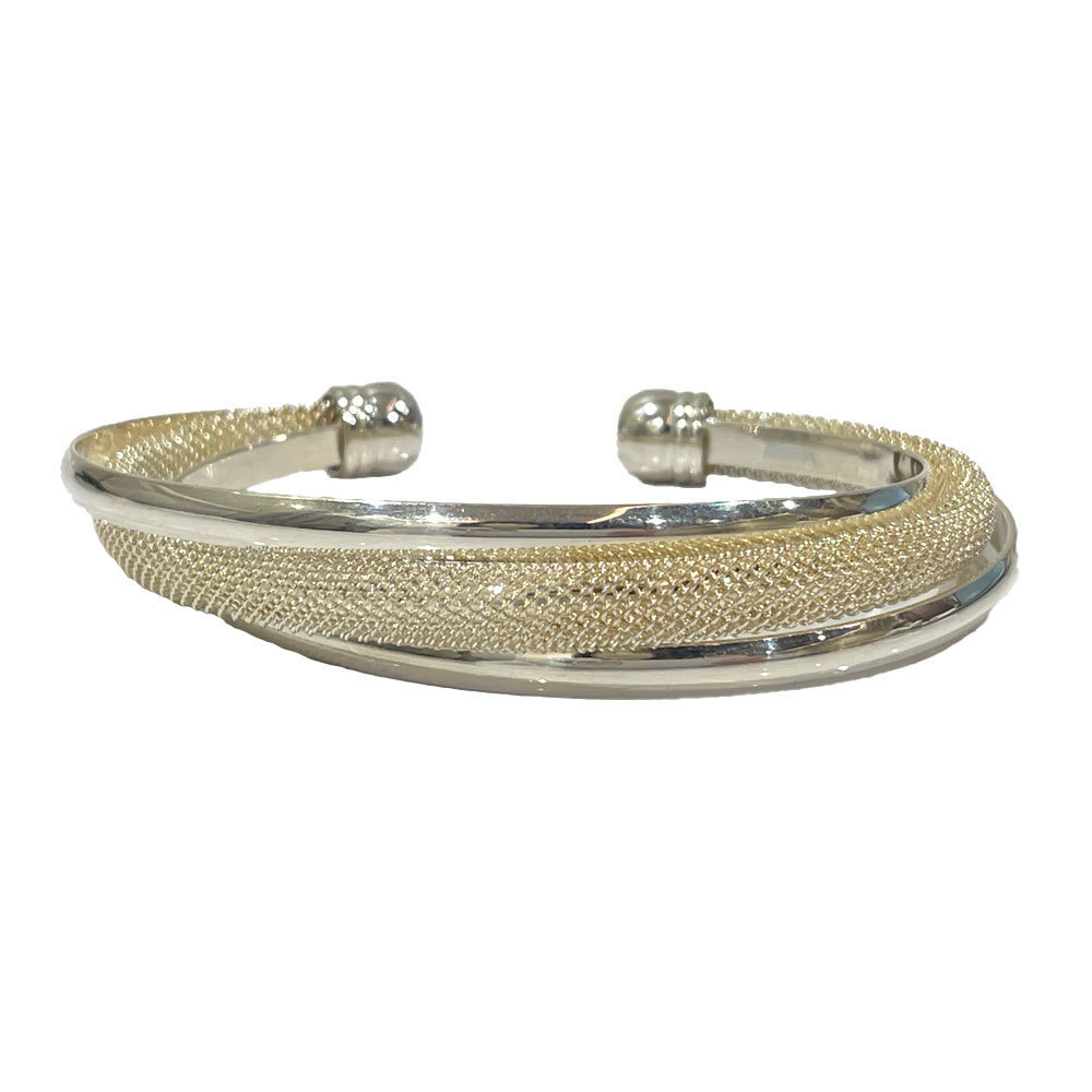Tiffany Somerset Mesh Bangle Silver